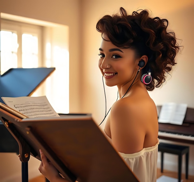 Professional singing lessons instructor teaching vocal techniques and music training